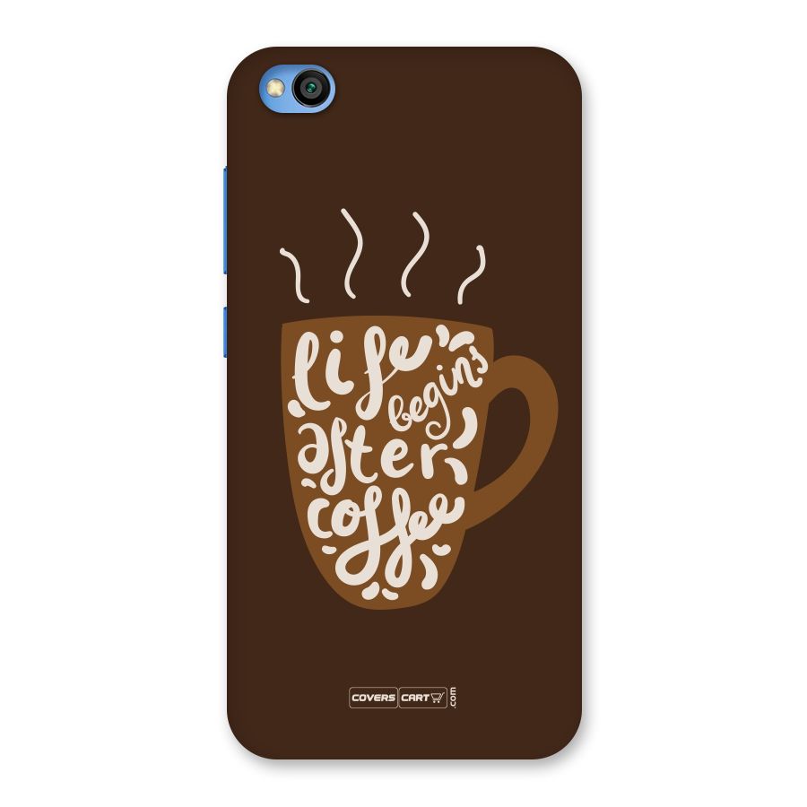Coffee Mug Back Case for Redmi Go