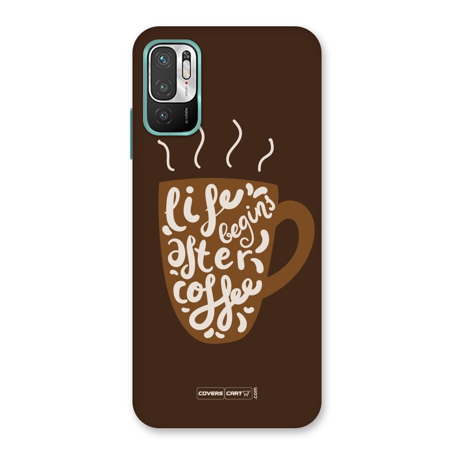 Coffee Mug Back Case for Redmi Note 10T 5G