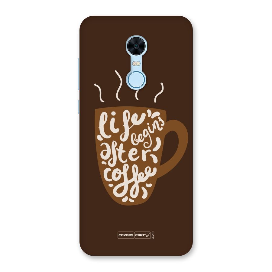 Coffee Mug Back Case for Redmi Note 5