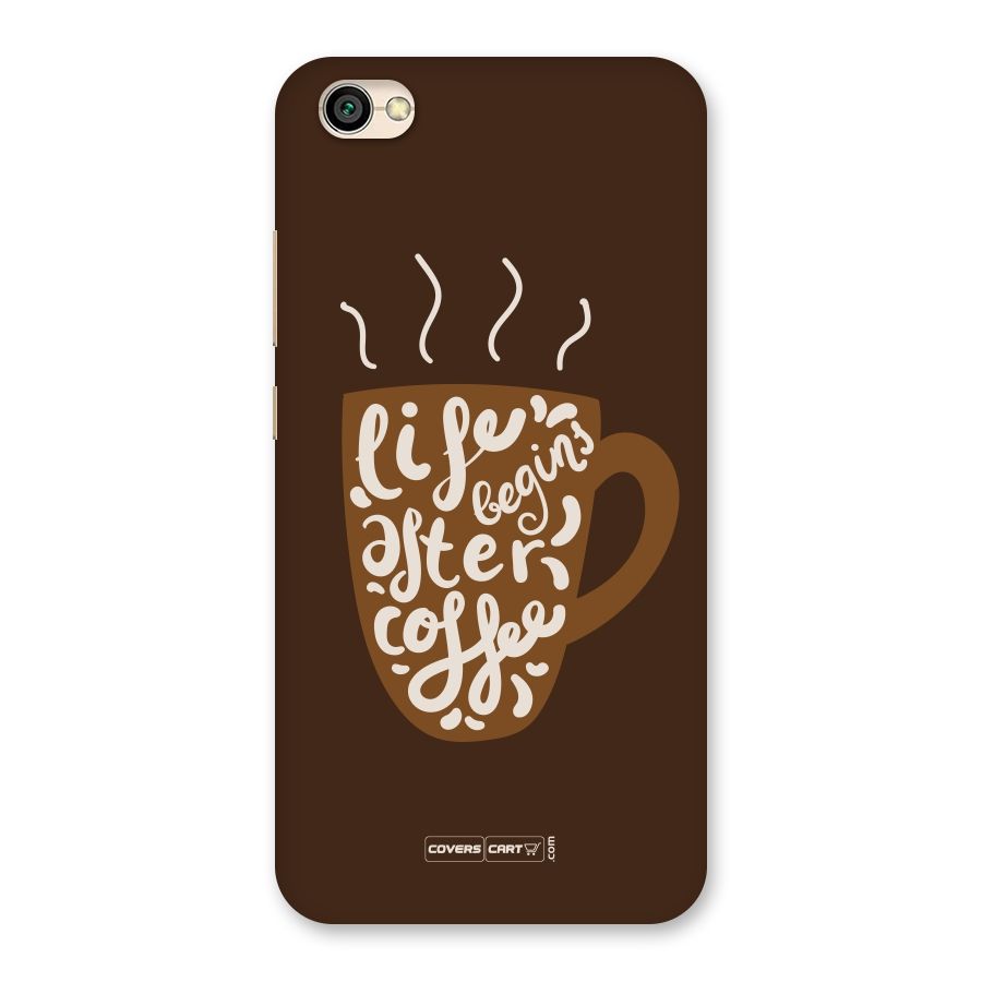Coffee Mug Back Case for Redmi Y1 Lite