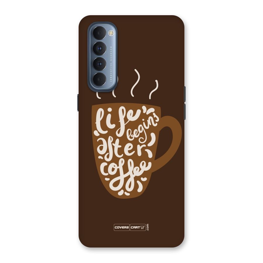 Coffee Mug Back Case for Reno4 Pro