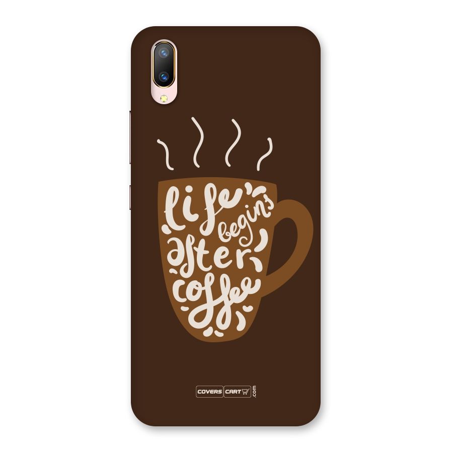 Coffee Mug Back Case for Vivo V11 Pro