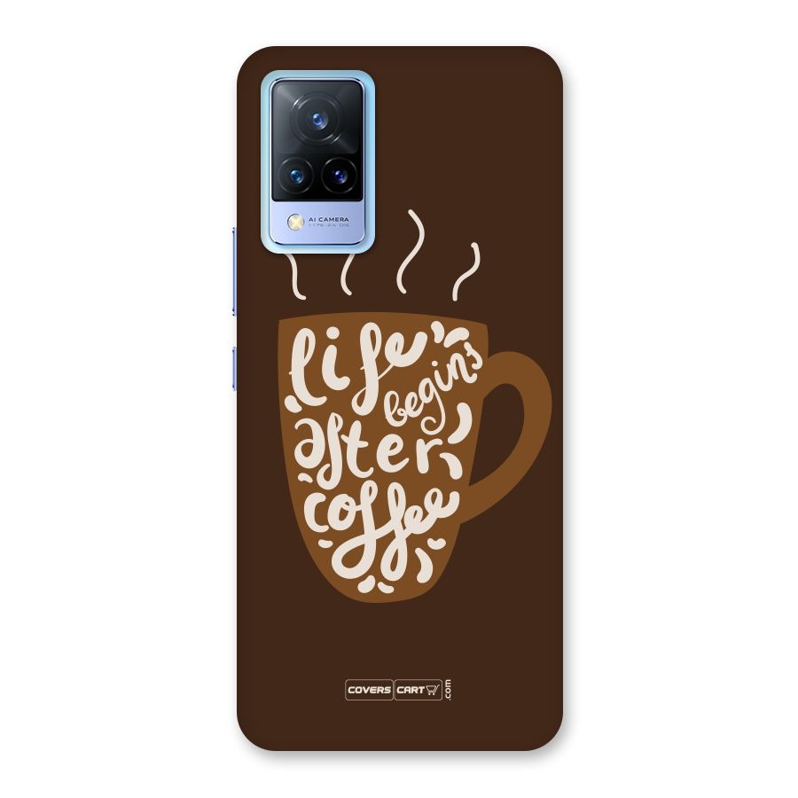 Coffee Mug Back Case for Vivo V21 5G