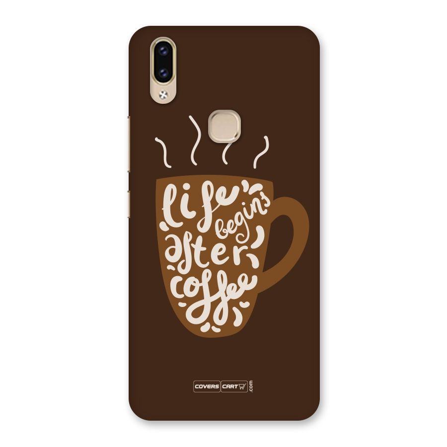 Coffee Mug Back Case for Vivo V9 Youth