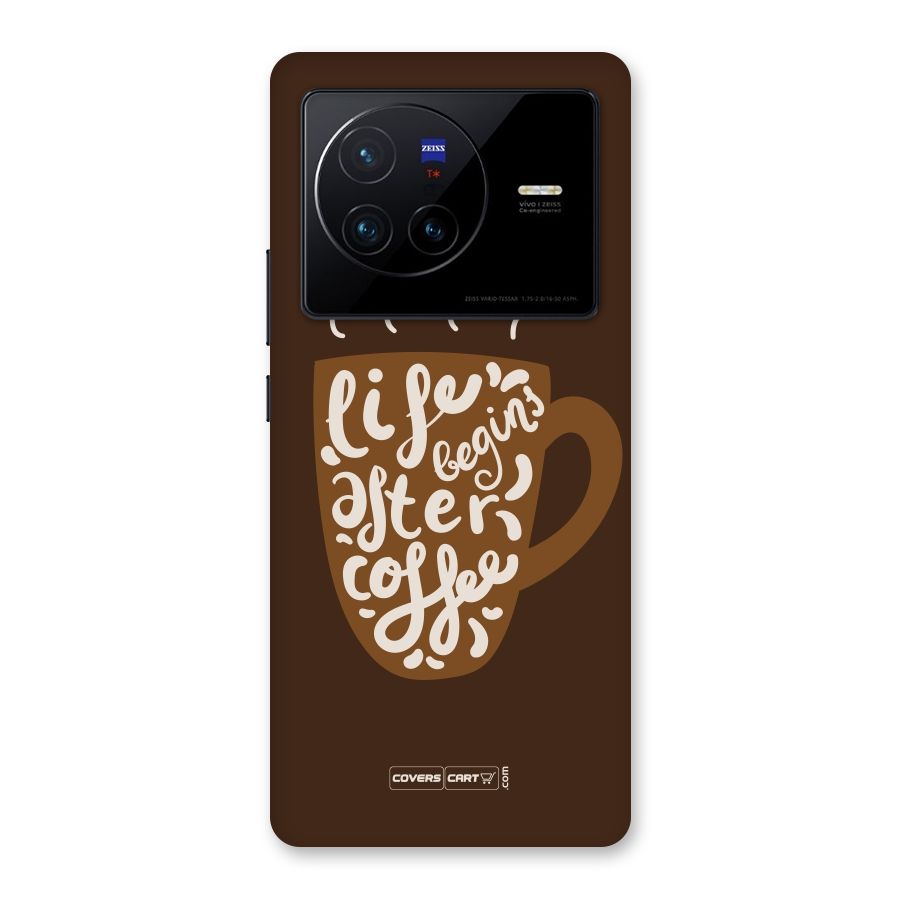 Coffee Mug Back Case for Vivo X80