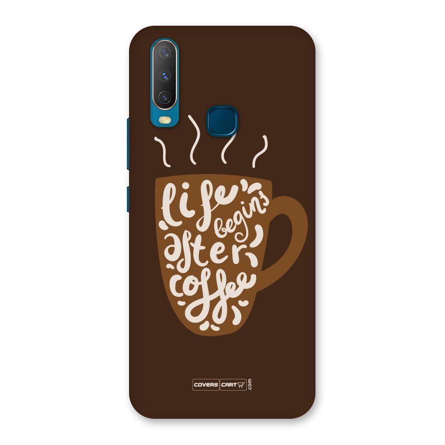 Coffee Mug Back Case for Vivo Y15