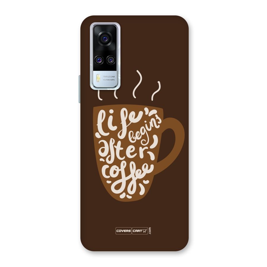 Coffee Mug Back Case for Vivo Y31