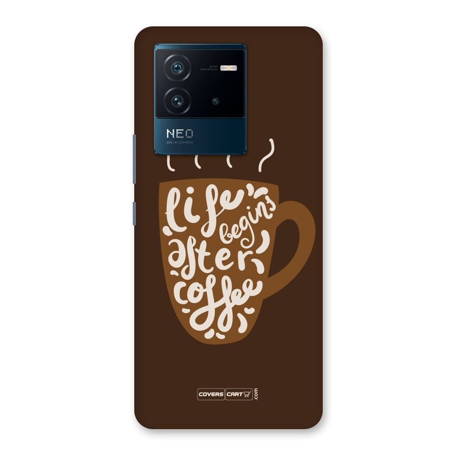 Coffee Mug Back Case for Vivo iQOO Neo 6 5G