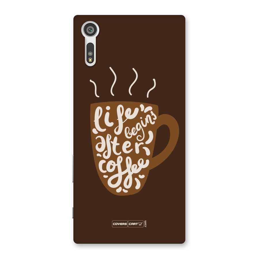 Coffee Mug Back Case for Xperia XZ