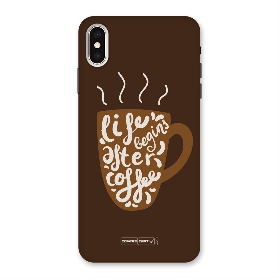 Coffee Mug Back Case for iPhone XS Max