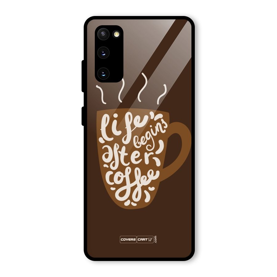 Coffee Mug Glass Back Case for Galaxy S20 FE