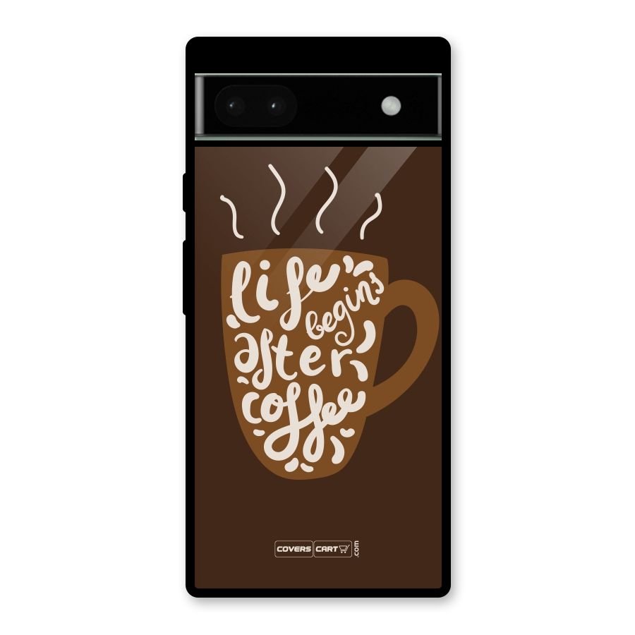 Coffee Mug Glass Back Case for Google Pixel 6a