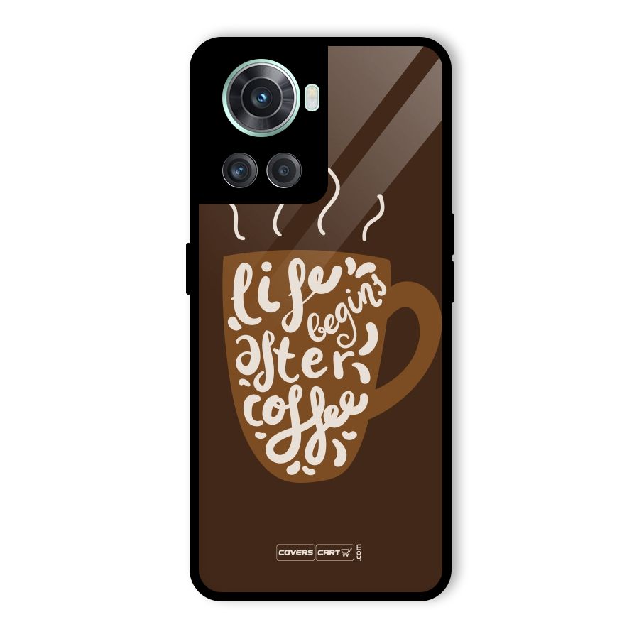 Coffee Mug Glass Back Case for OnePlus 10R