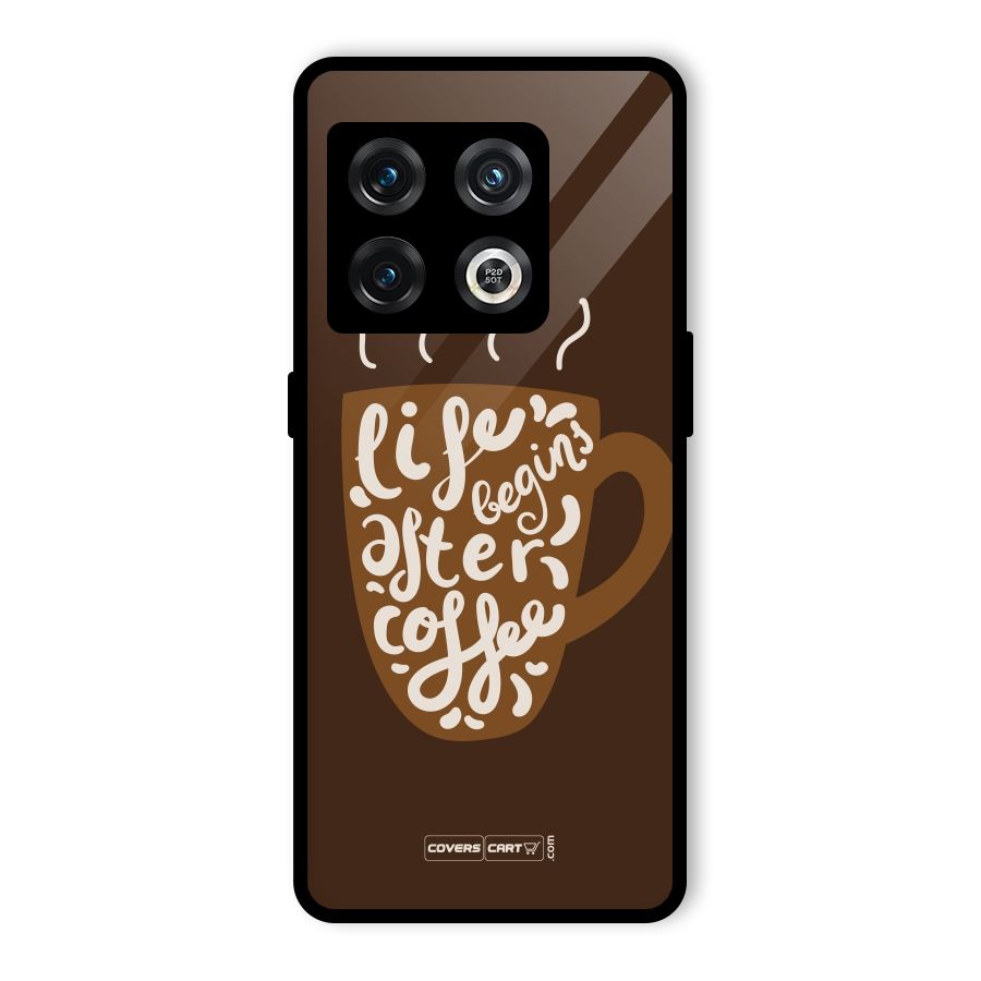 Coffee Mug Glass Back Case for OnePlus 10 Pro 5G