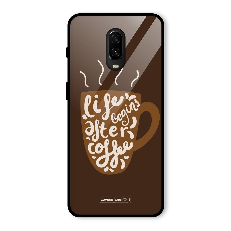 Coffee Mug Glass Back Case for OnePlus 6T