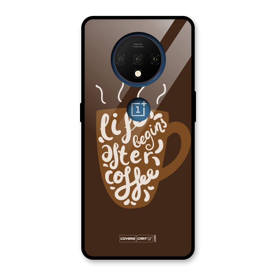Coffee Mug Glass Back Case for OnePlus 7T
