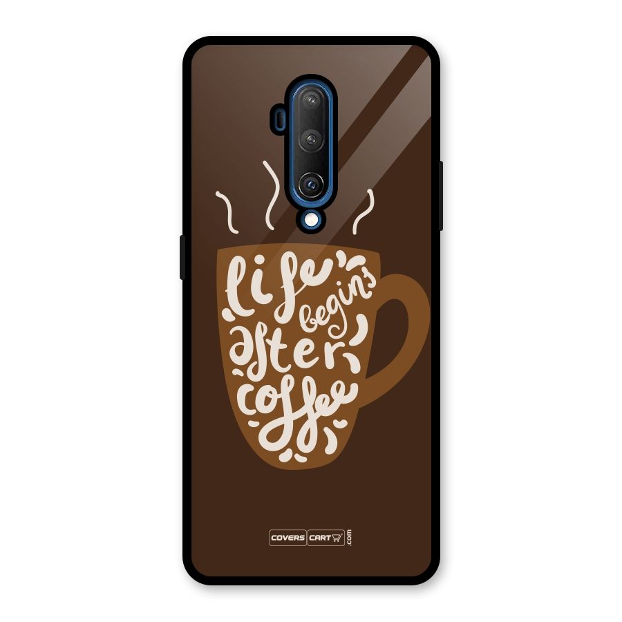 Coffee Mug Glass Back Case for OnePlus 7T Pro