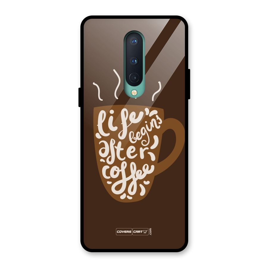 Coffee Mug Glass Back Case for OnePlus 8
