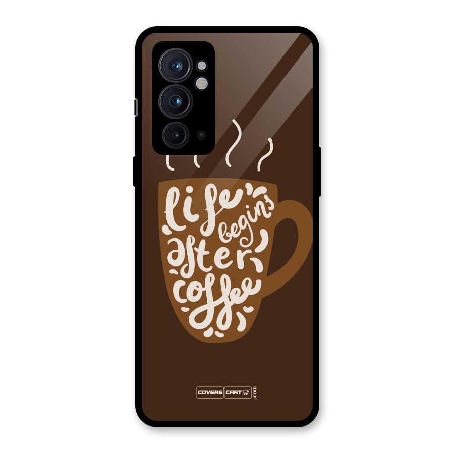 Coffee Mug Glass Back Case for OnePlus 9RT 5G