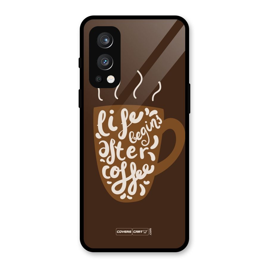 Coffee Mug Glass Back Case for OnePlus Nord 2 5G
