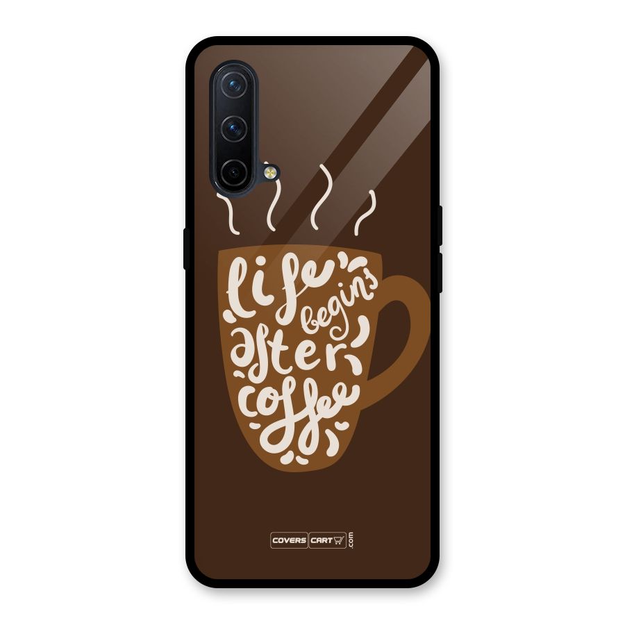 Coffee Mug Glass Back Case for OnePlus Nord CE 5G