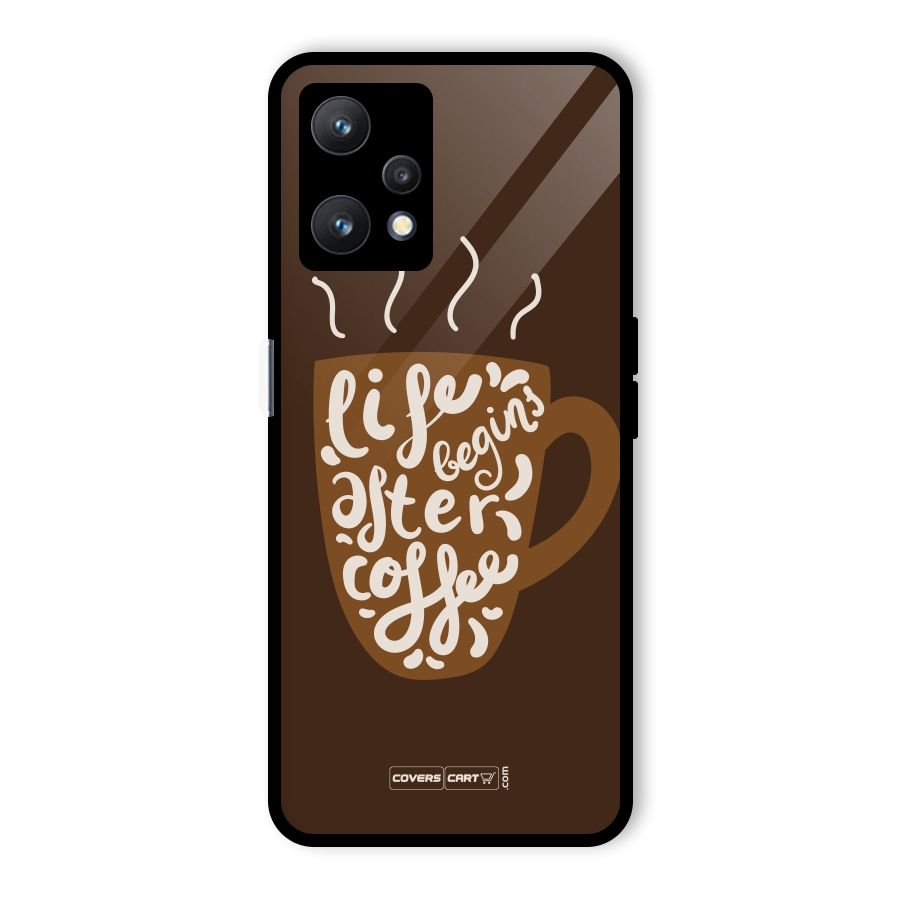 Coffee Mug Glass Back Case for Realme 9 Pro 5G