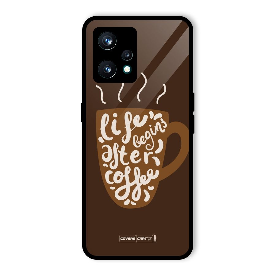 Coffee Mug Glass Back Case for Realme 9 Pro Plus 5G