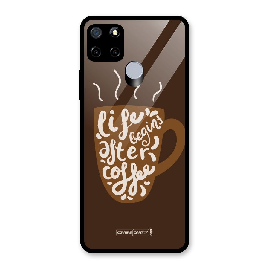 Coffee Mug Glass Back Case for Realme Narzo 20