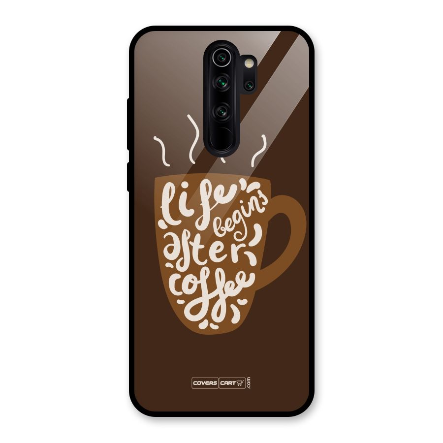 Coffee Mug Glass Back Case for Redmi Note 8 Pro