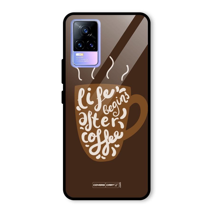 Coffee Mug Glass Back Case for Vivo Y73
