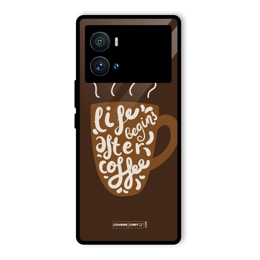 Coffee Mug Glass Back Case for Vivo iQOO 9 Pro