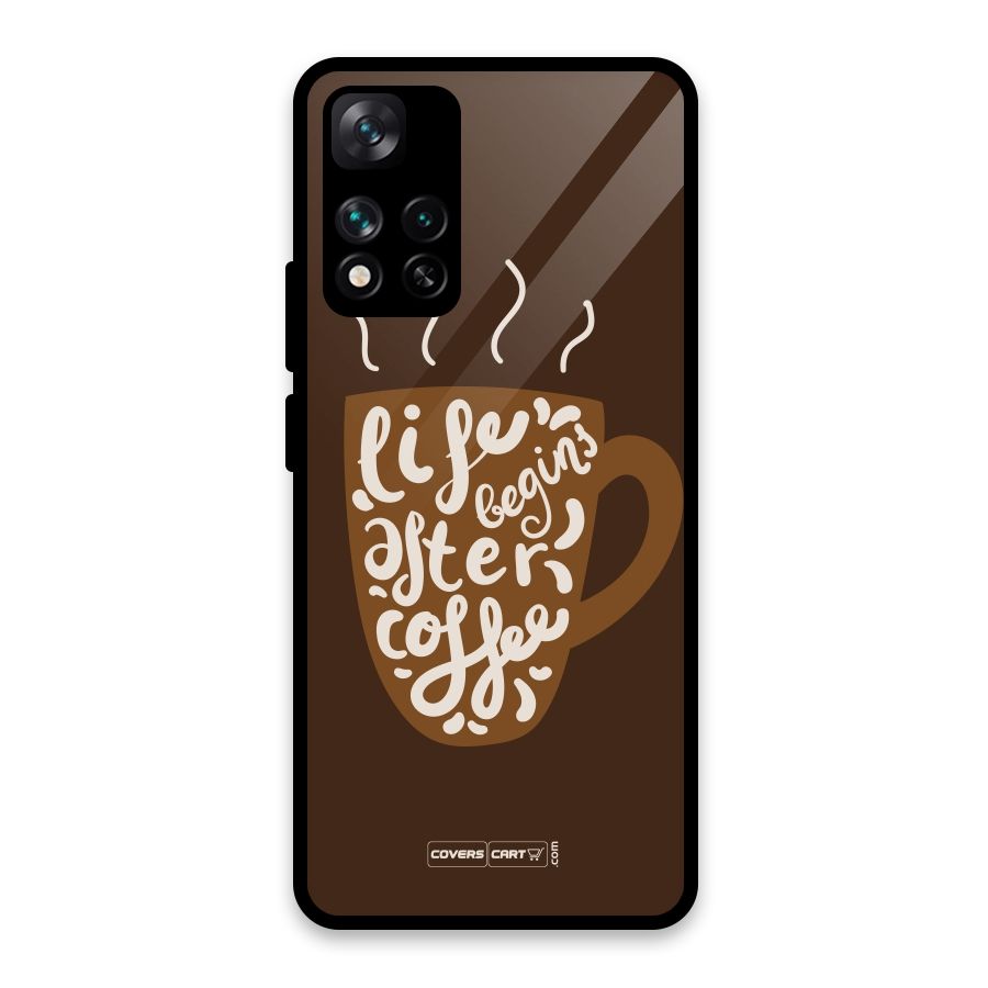 Coffee Mug Glass Back Case for Xiaomi 11i HyperCharge 5G