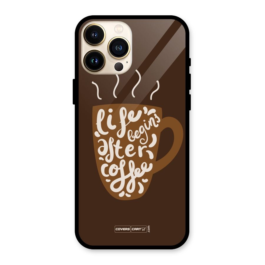 Coffee Mug Glass Back Case for iPhone 13 Pro Max