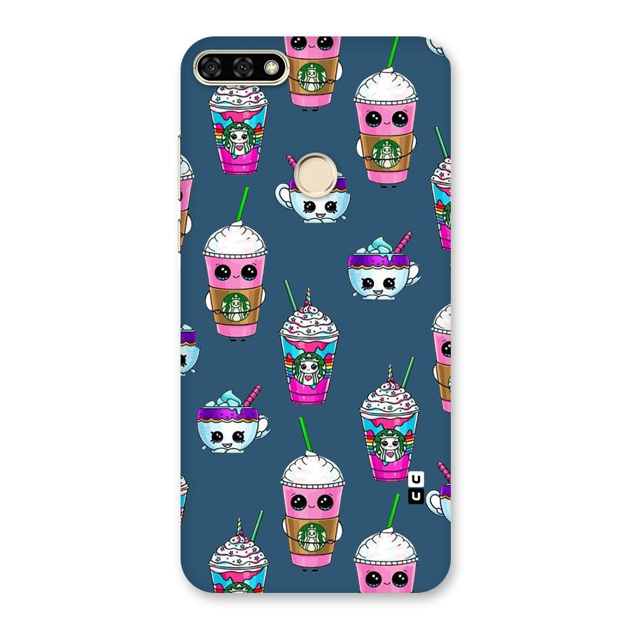 Coffee Mugs Back Case for Honor 7A