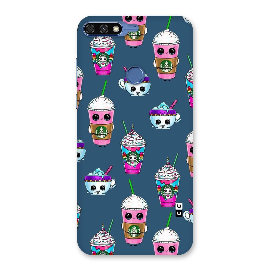 Coffee Mugs Back Case for Honor 7C
