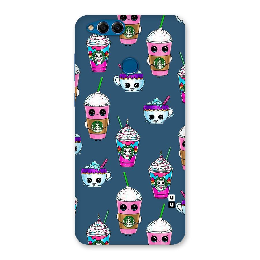 Coffee Mugs Back Case for Honor 7X