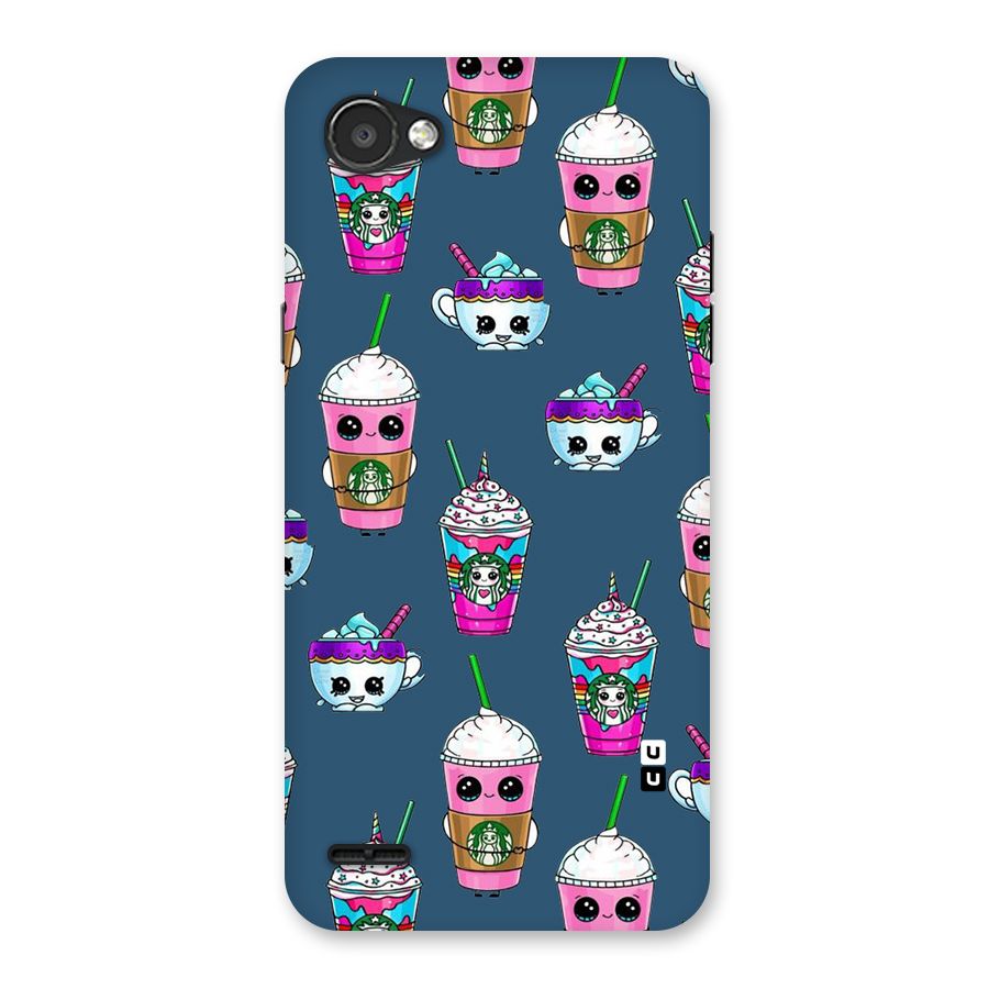 Coffee Mugs Back Case for LG Q6