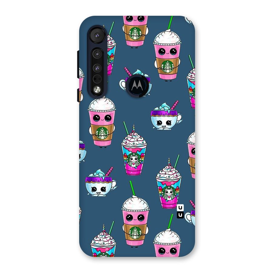 Coffee Mugs Back Case for Motorola One Macro