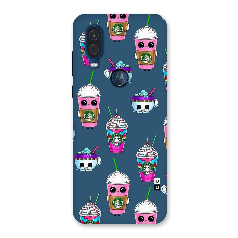 Coffee Mugs Back Case for Motorola One Vision