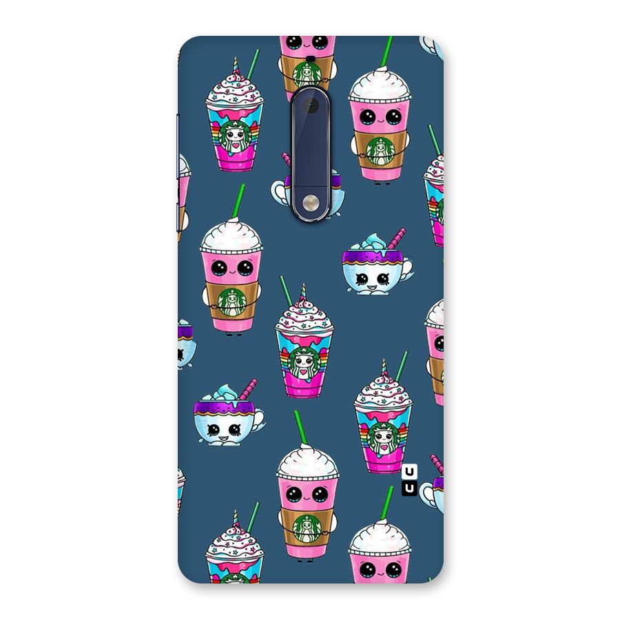 Coffee Mugs Back Case for Nokia 5