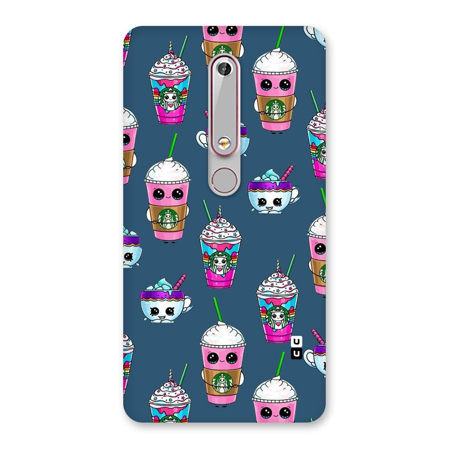 Coffee Mugs Back Case for Nokia 6.1