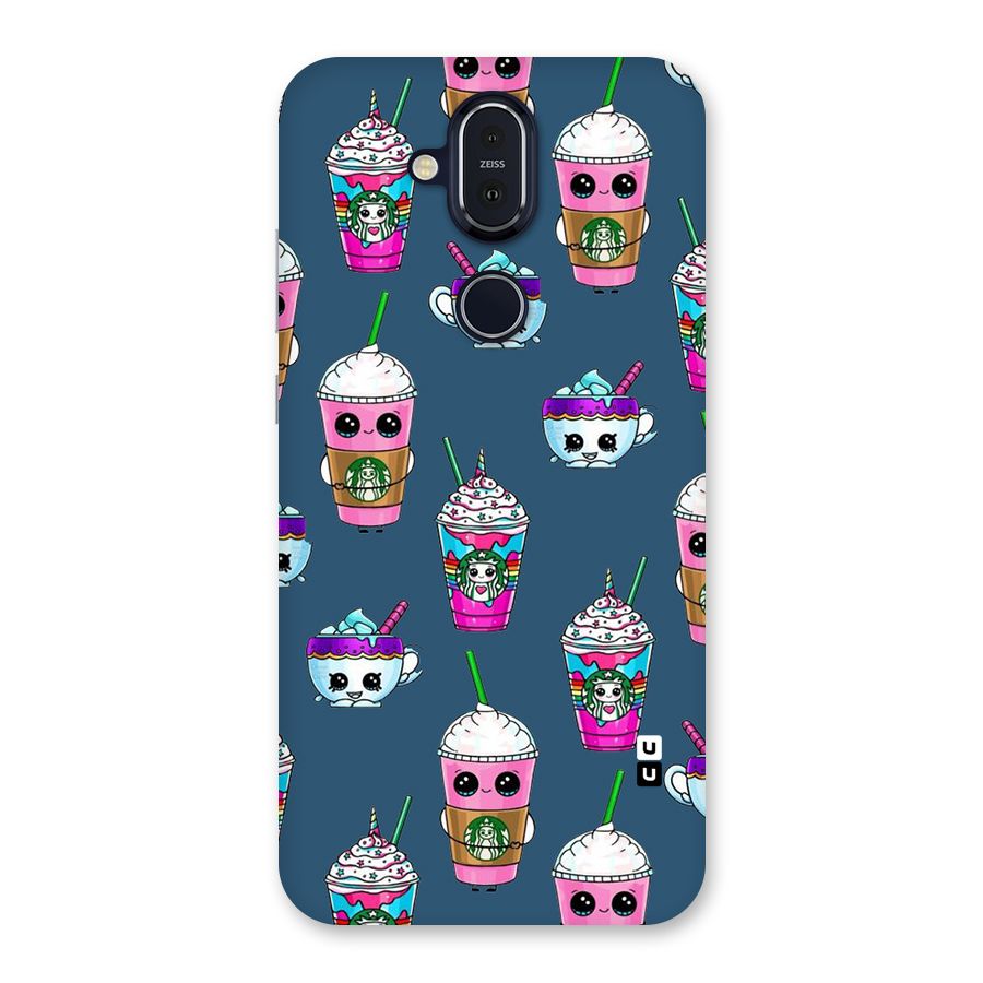 Coffee Mugs Back Case for Nokia 8.1
