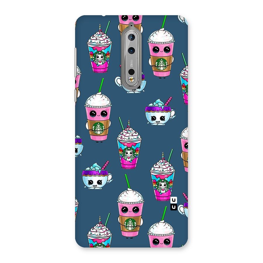 Coffee Mugs Back Case for Nokia 8