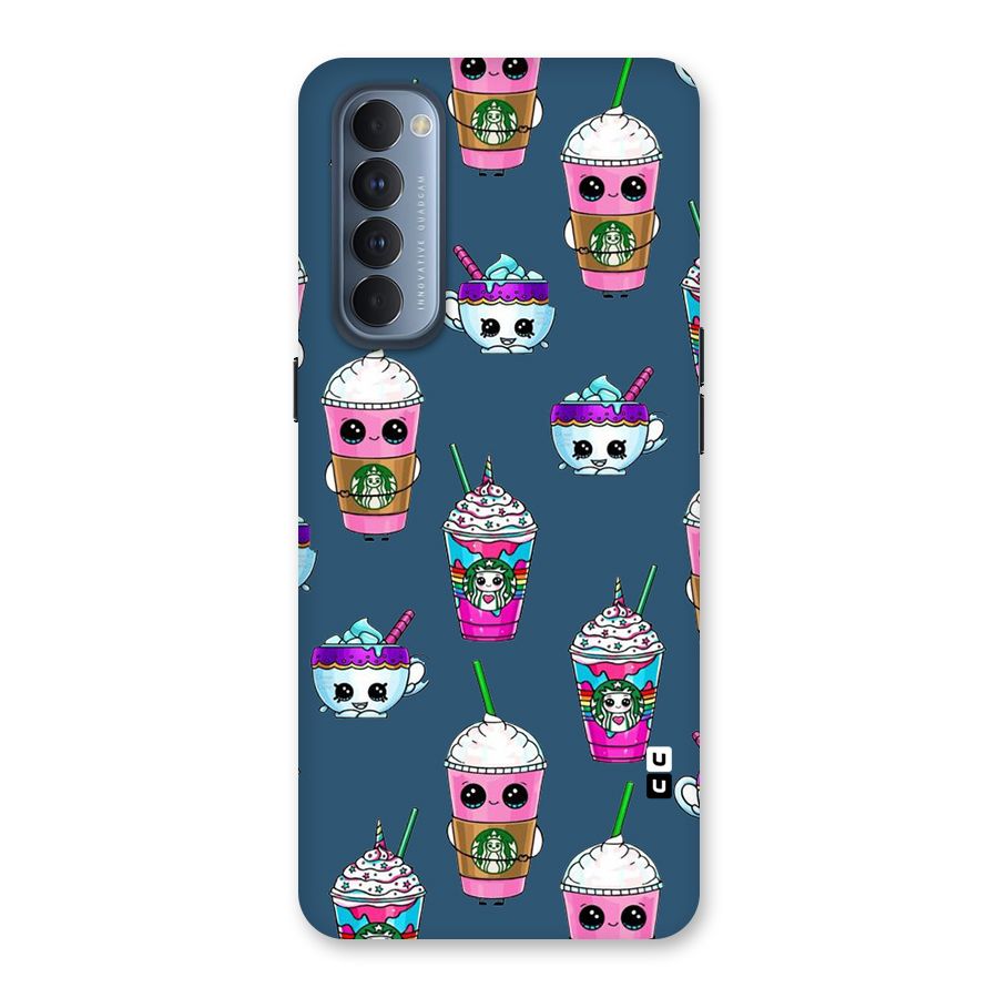 Coffee Mugs Back Case for Reno4 Pro