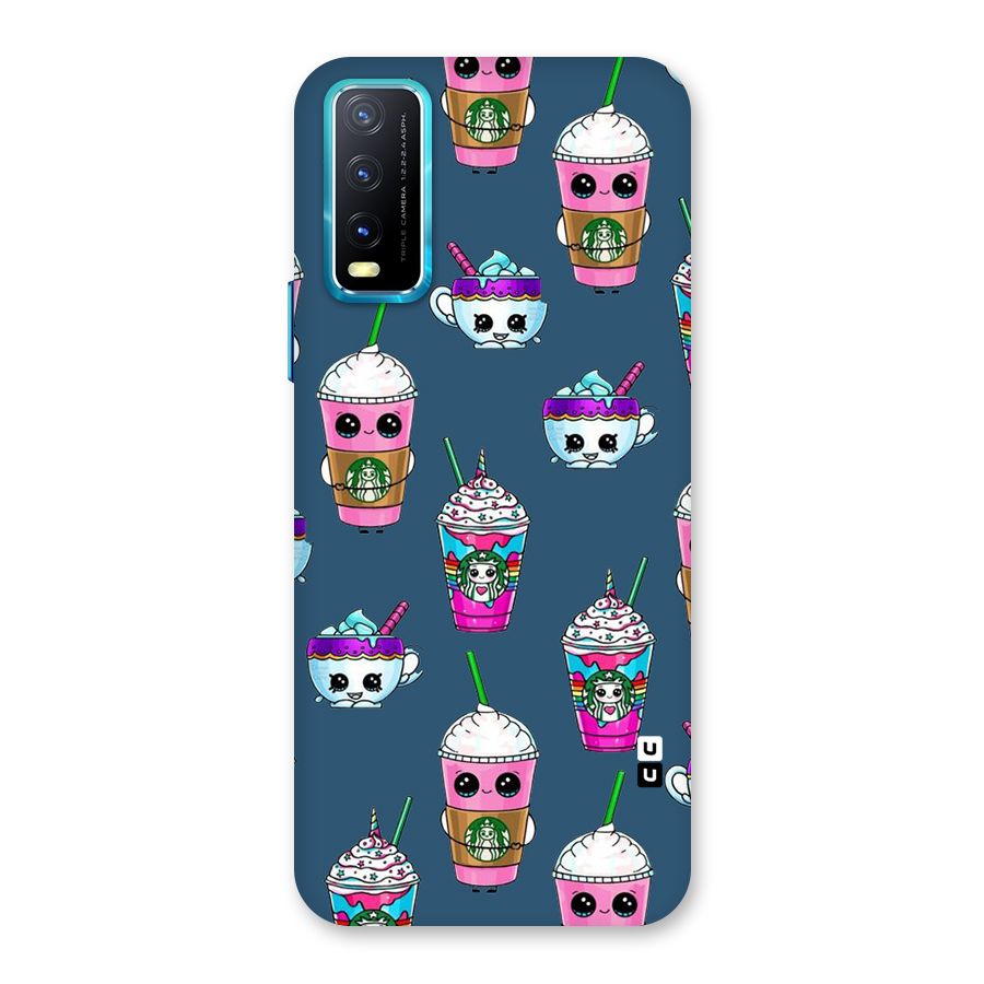 Coffee Mugs Back Case for Vivo Y20A
