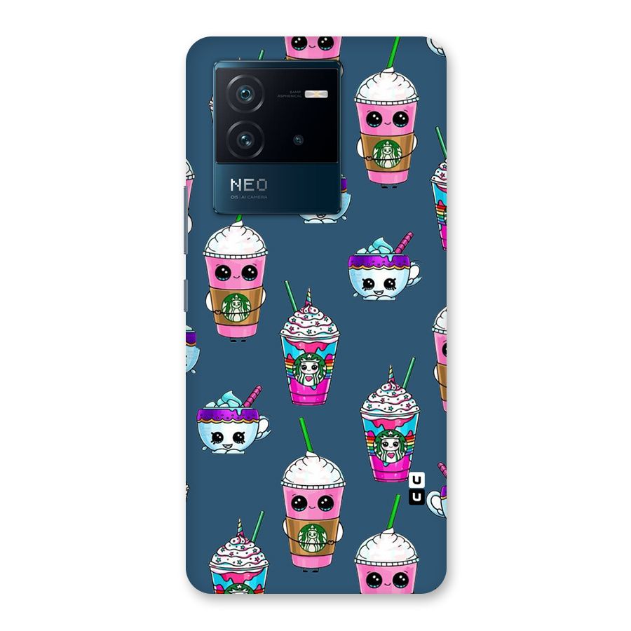 Coffee Mugs Back Case for Vivo iQOO Neo 6 5G