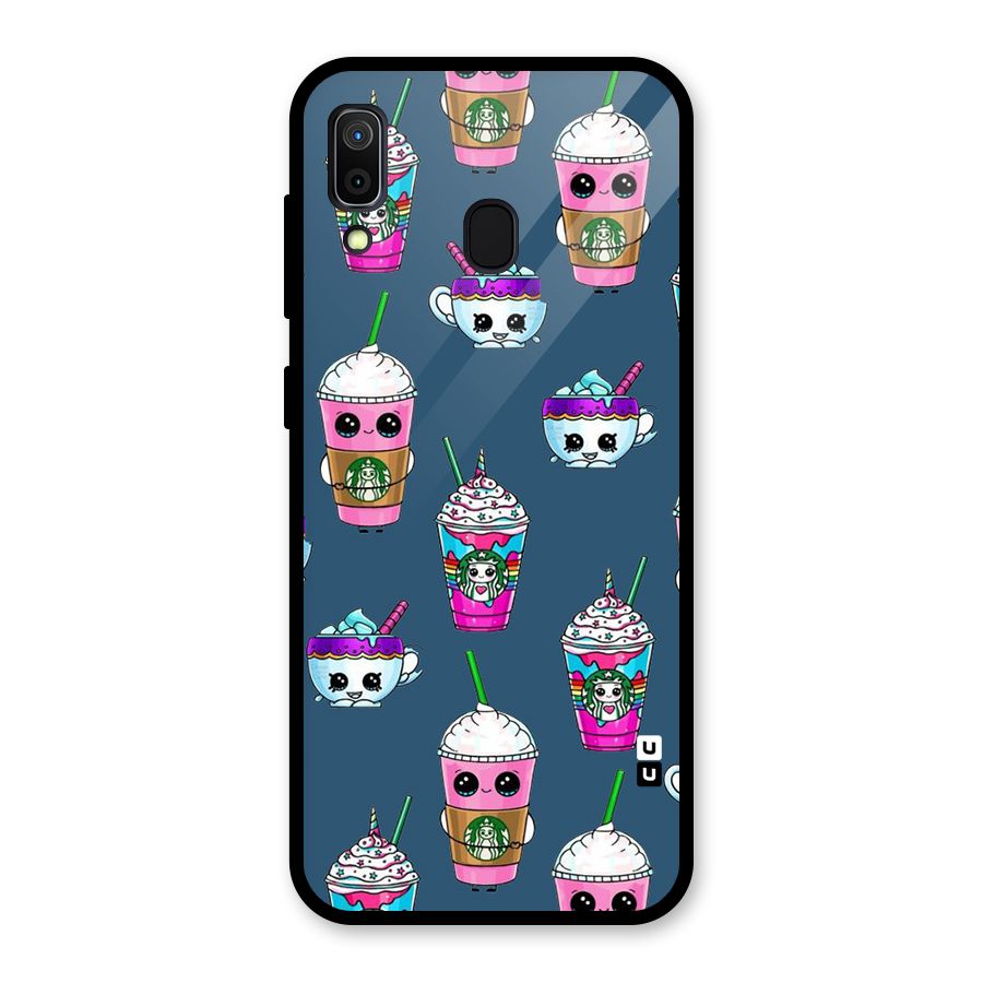 Coffee Mugs Glass Back Case for Galaxy A30