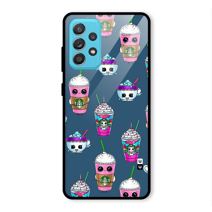 Coffee Mugs Glass Back Case for Galaxy A52