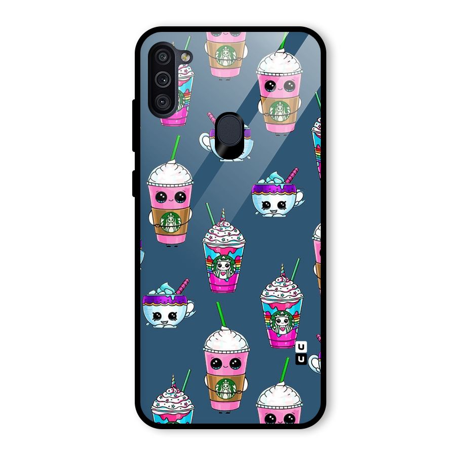 Coffee Mugs Glass Back Case for Galaxy M11