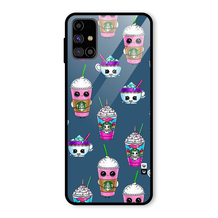 Coffee Mugs Glass Back Case for Galaxy M31s